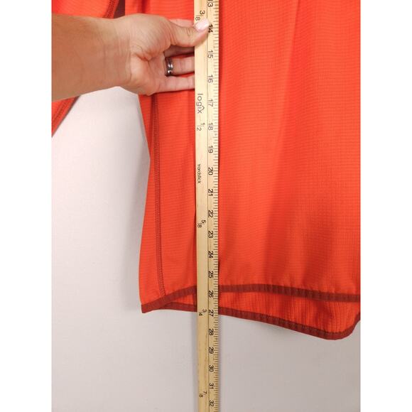 Eddie Bauer Women’s L Orange 1/4 Zip Performance Pullover – Stretch, Lightweight - Picture 6 of 15